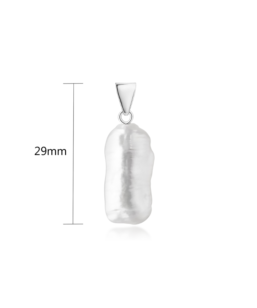 Sterling silver pendant with pearl Sterling silver pendant with pearl