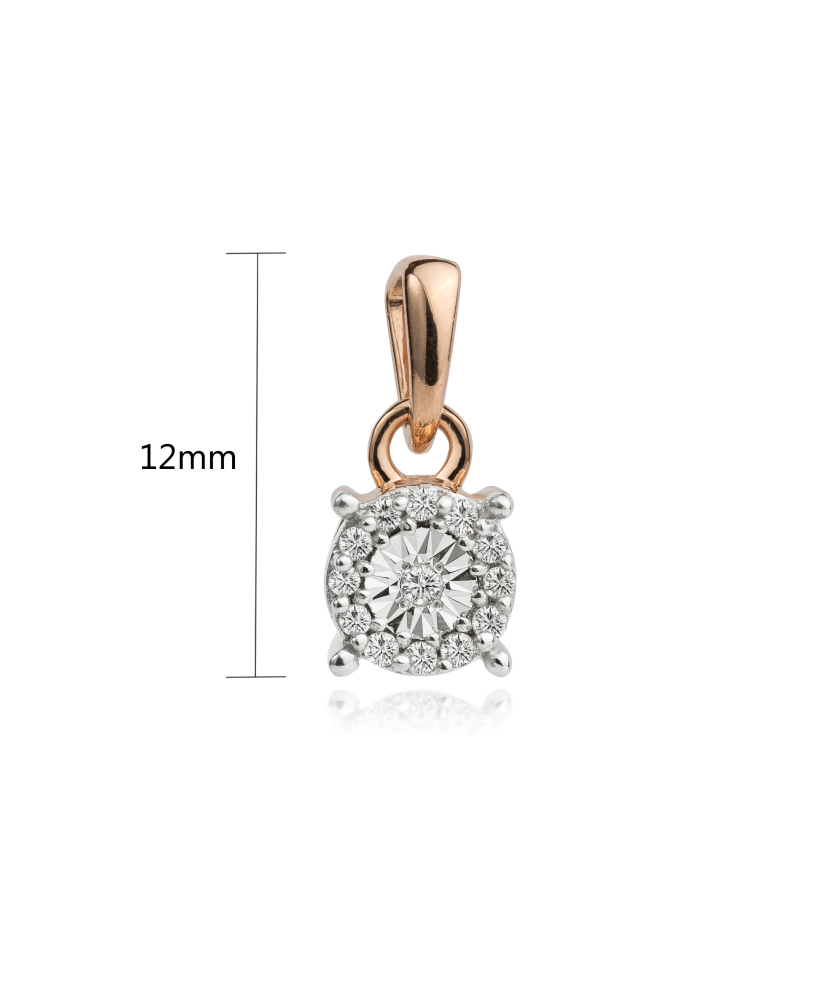 Золотой подвеска с бриллиантами