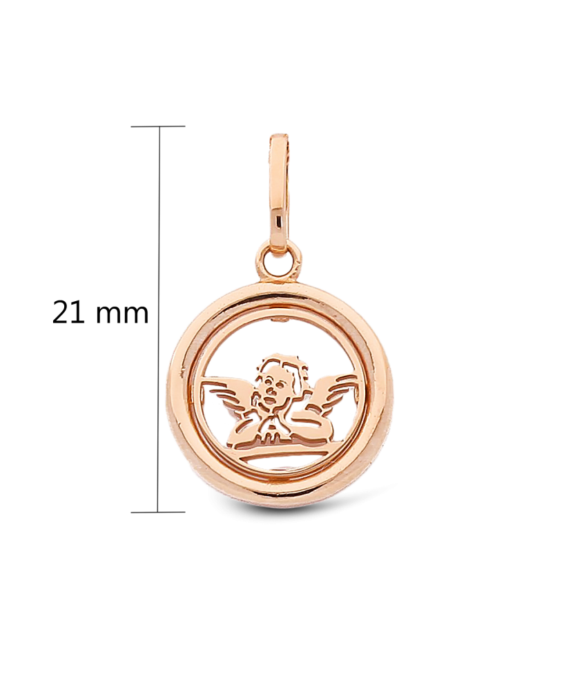Gold pendant "angel"