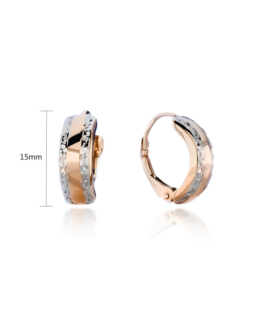 Gold earrings
