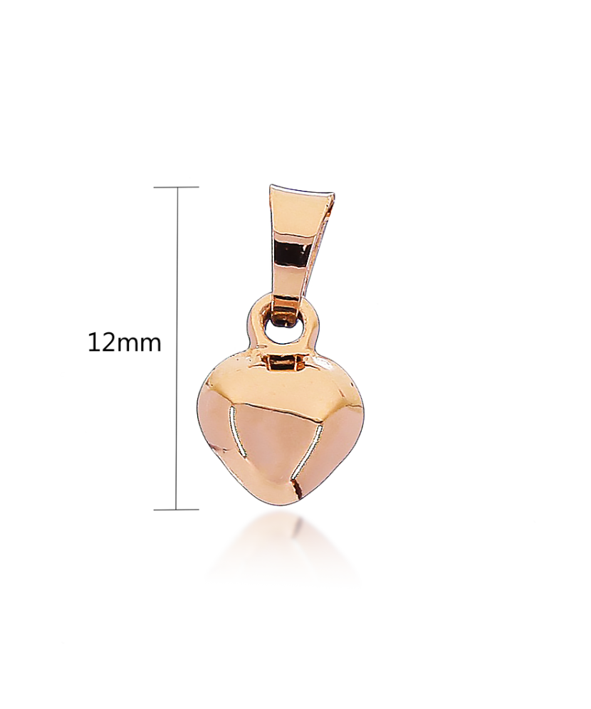 Золотой подвеска "Сердечко"