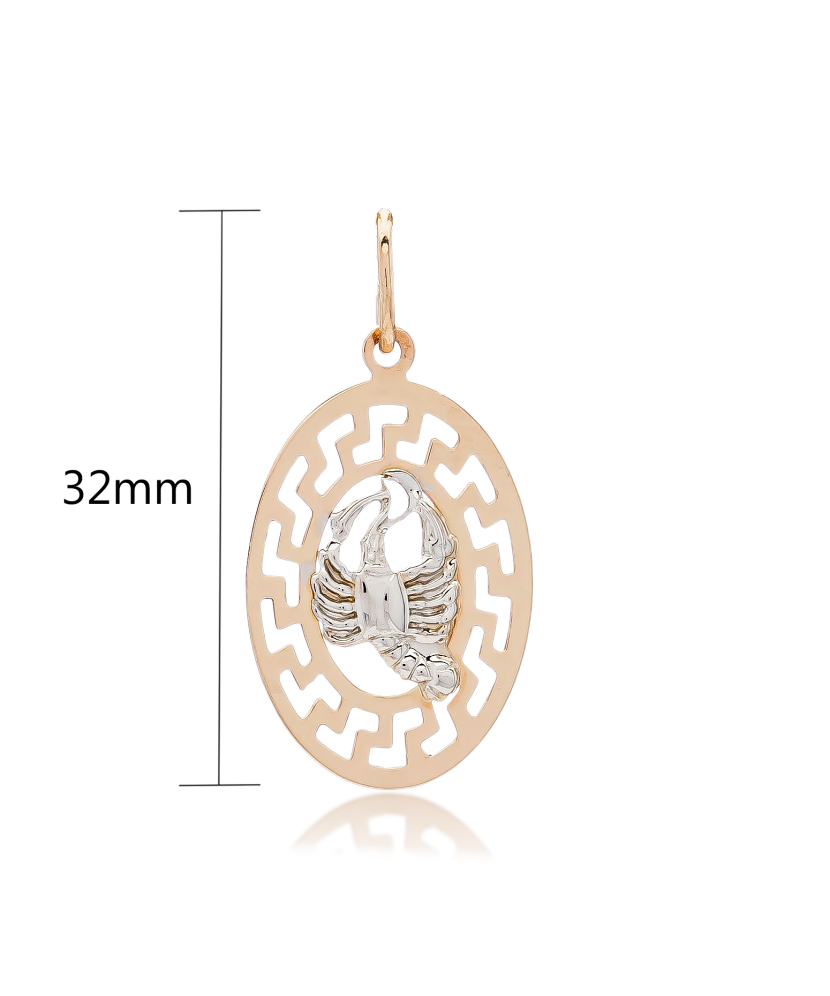 Gold pendant "Cancer " Gold pendant "Cancer "