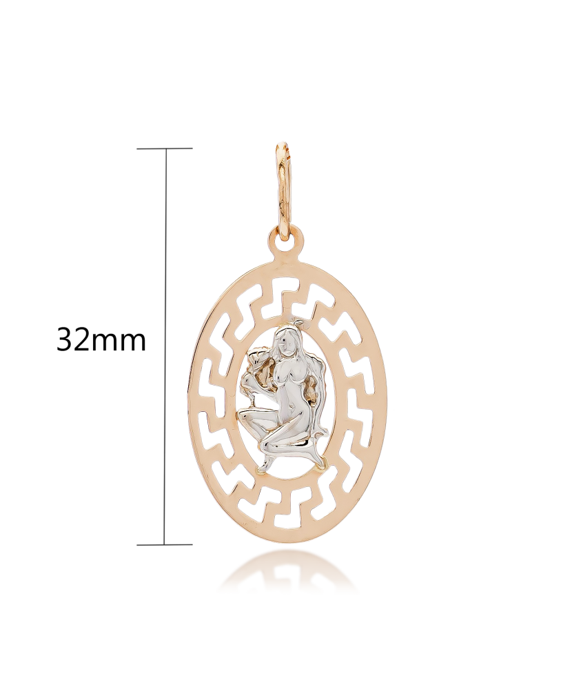 Gold pendant "Virgo " Gold pendant "Virgo "