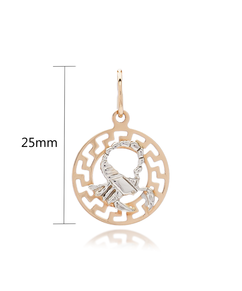Gold pendant "Scorpio "
