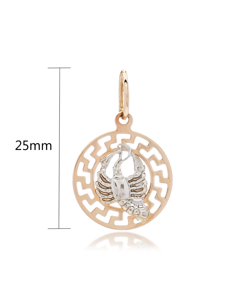 Gold pendant "Cancer " Gold pendant "Cancer "