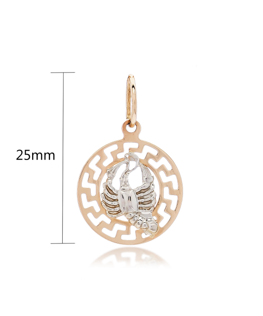 Gold pendant "Cancer "