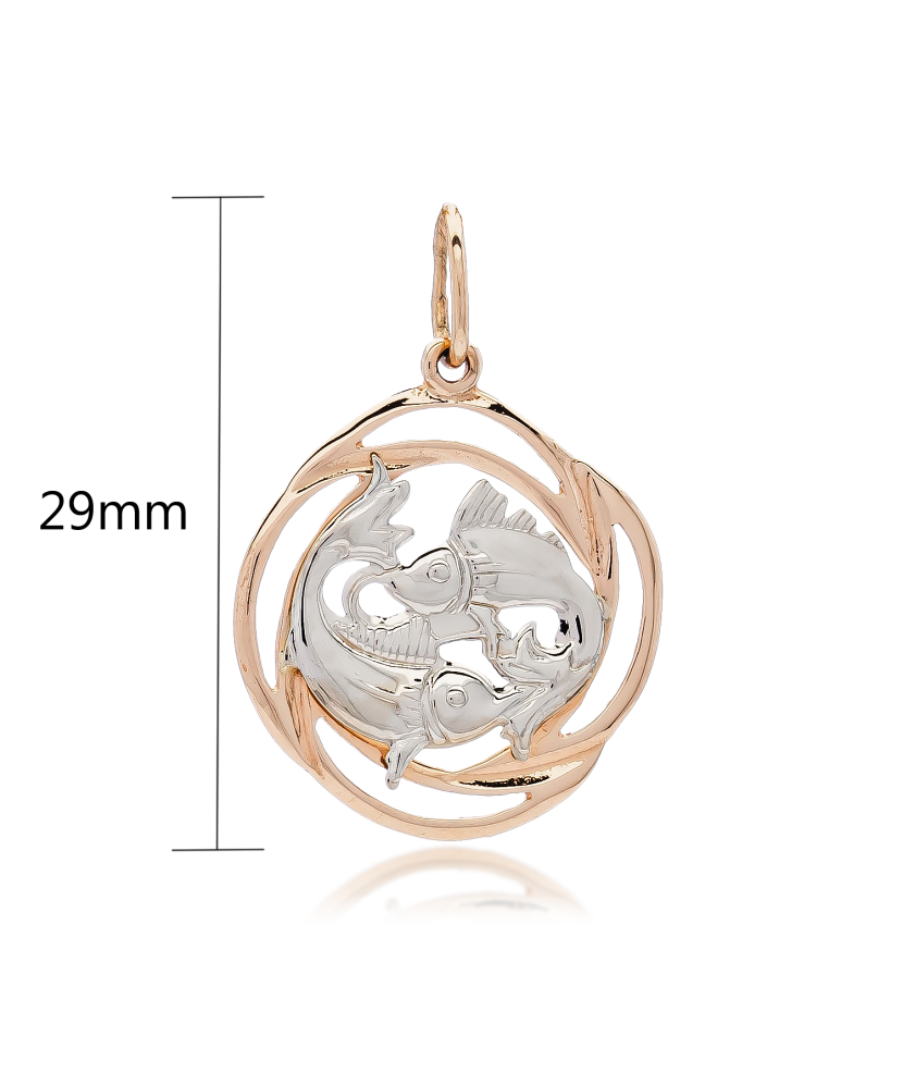 Gold pendant "Pisces  "