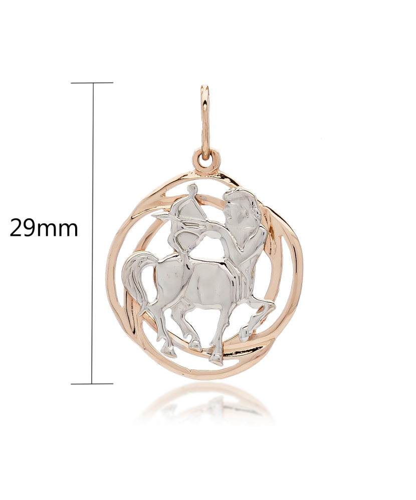 Gold pendant "Sagittarius " Gold pendant "Sagittarius "