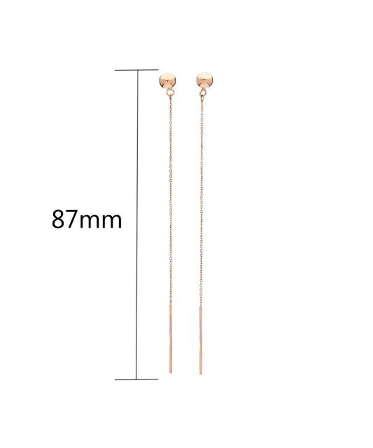 Gold earrings