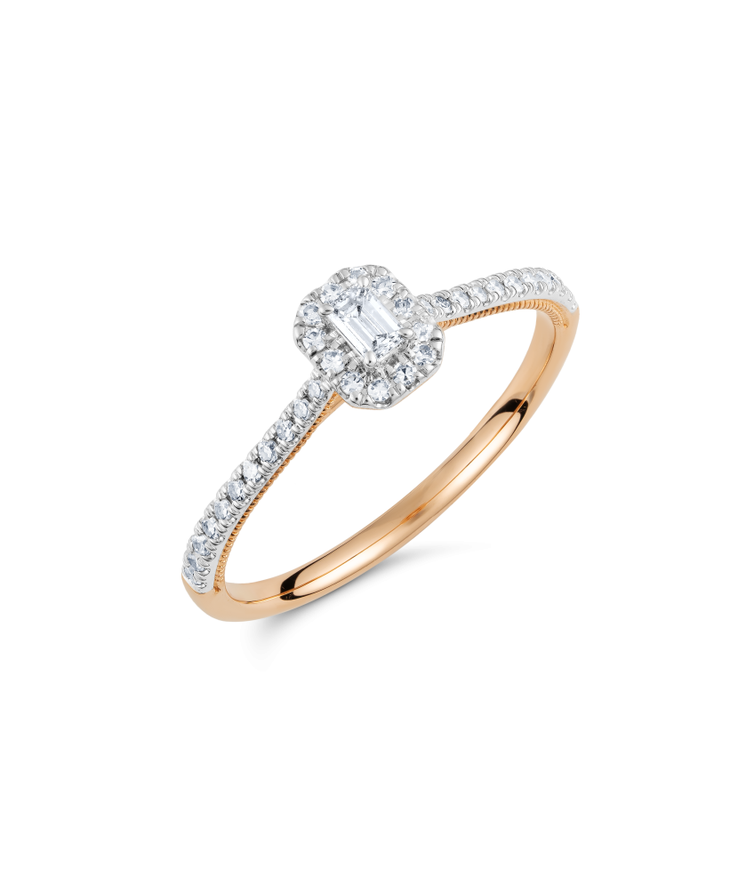 Золотое кольцо с алмазами