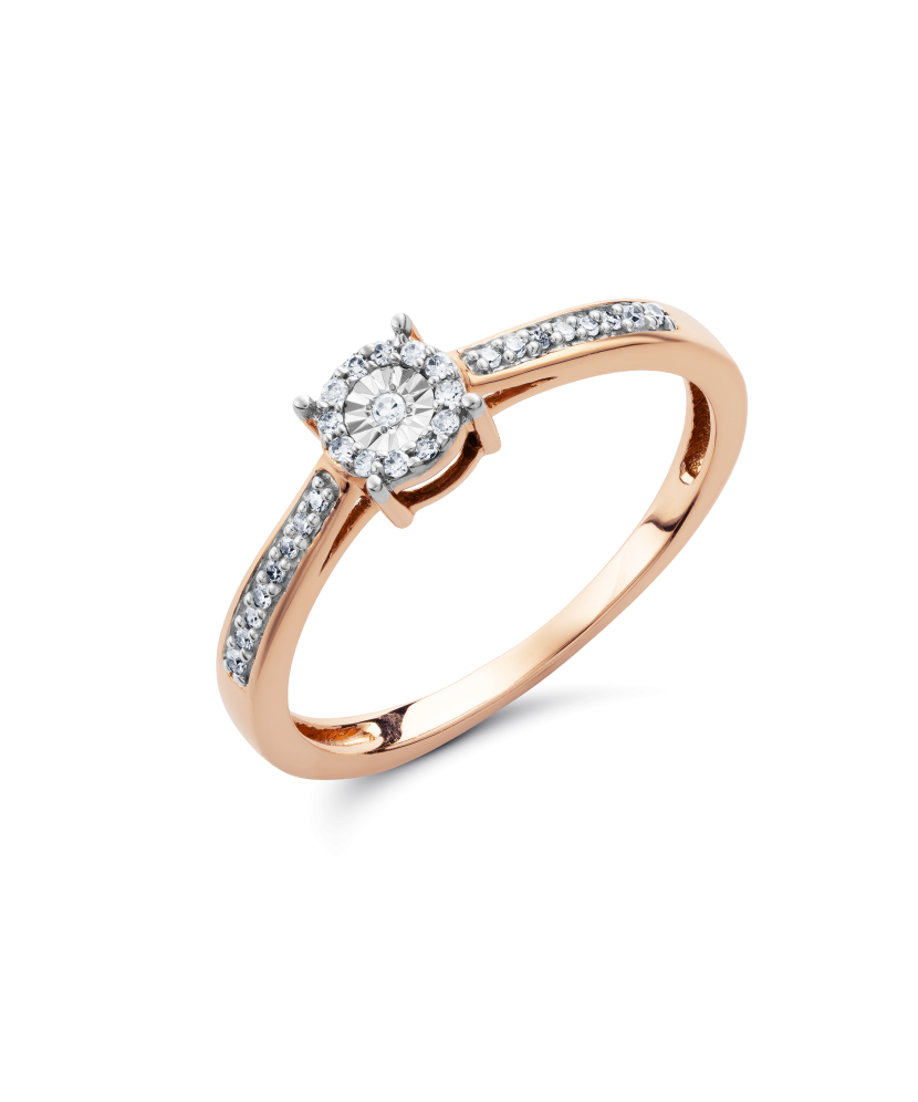 Золотое кольцо с алмазами Золотое кольцо с алмазами