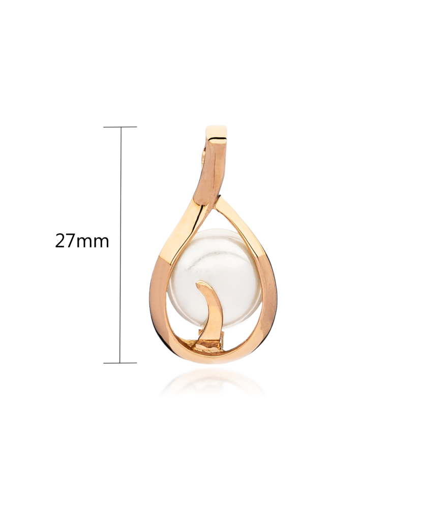 Gold Pearl Pendant