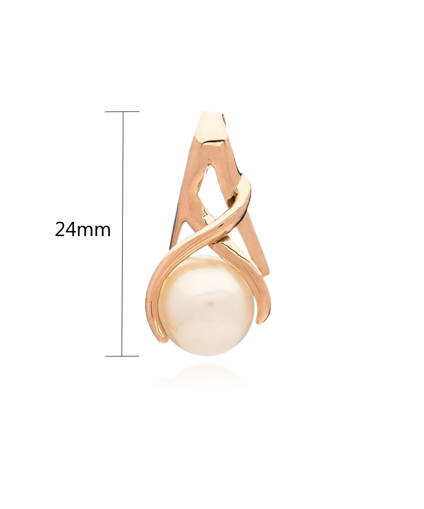 Gold Pearl Pendant Gold Pearl Pendant