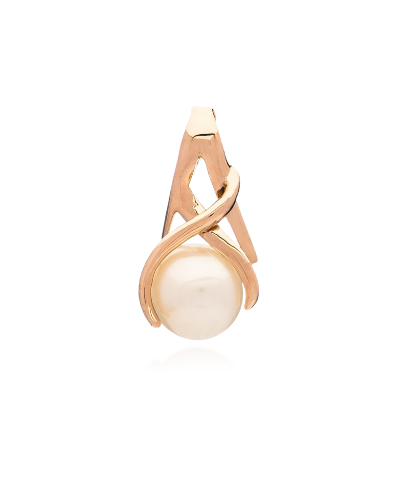 Gold Pearl Pendant Gold Pearl Pendant