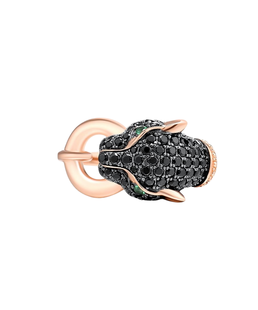 Gilded Sterling silver ring with spinels Gilded Sterling silver ring with spinels