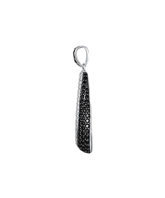 Sterling Silver pendant with spinels and zircons