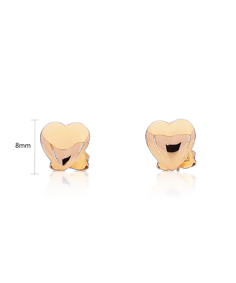 Gold earrings "heart" Gold earrings "heart"