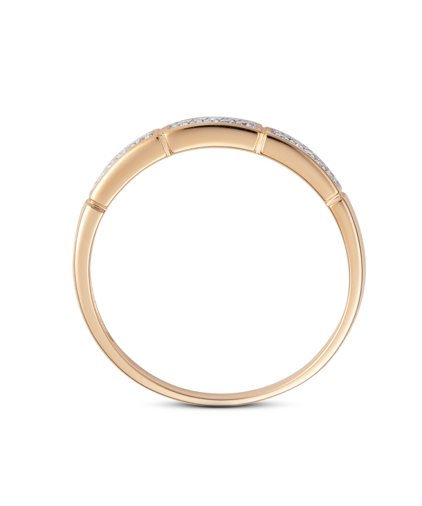 Золотое кольцо с алмазами