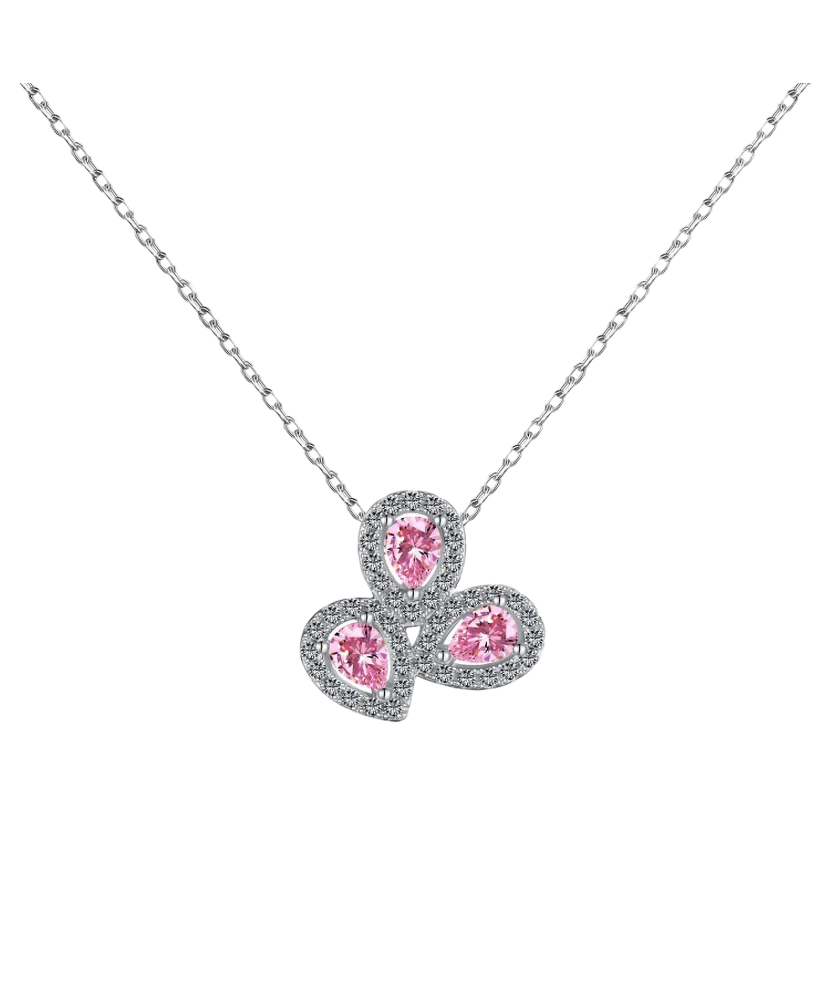 Sidabrinė Grandinėlė Su Cirkonio Pakabuku