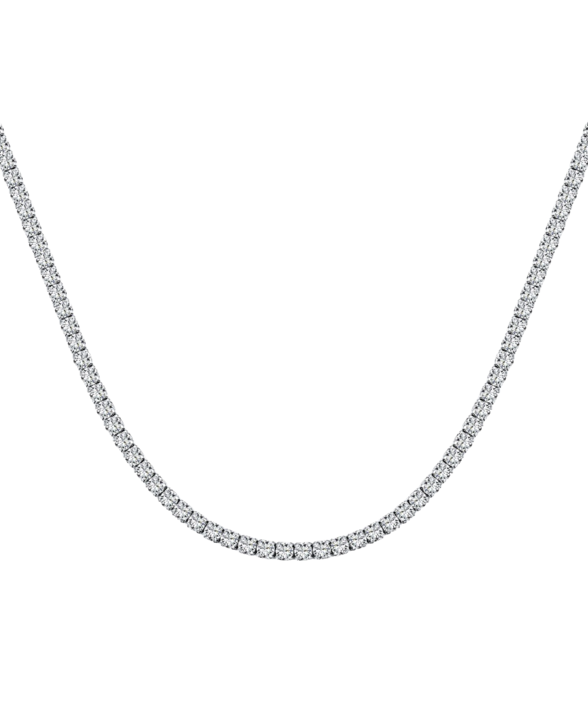 Sidabrinė Grandinėlė Su Cirkoniais