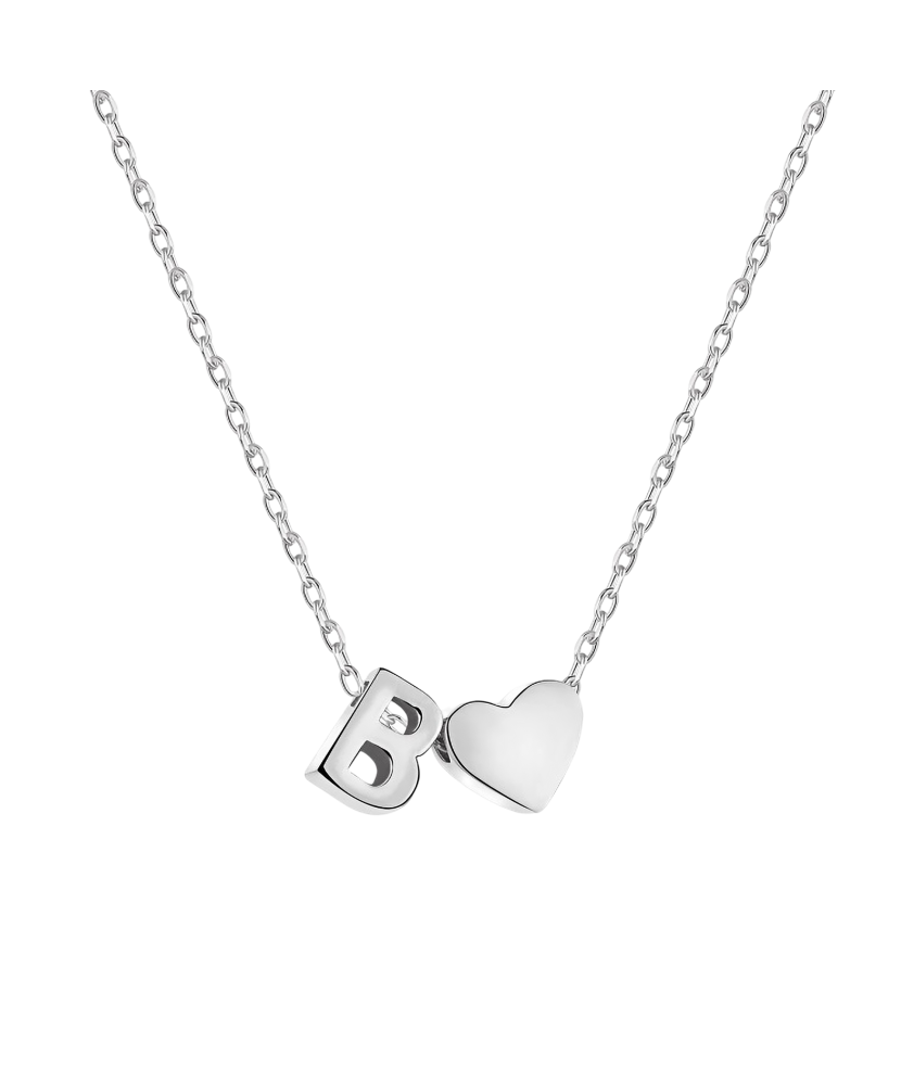 Sidabrinė Grandinėlė Su Pakabuku Raidė B