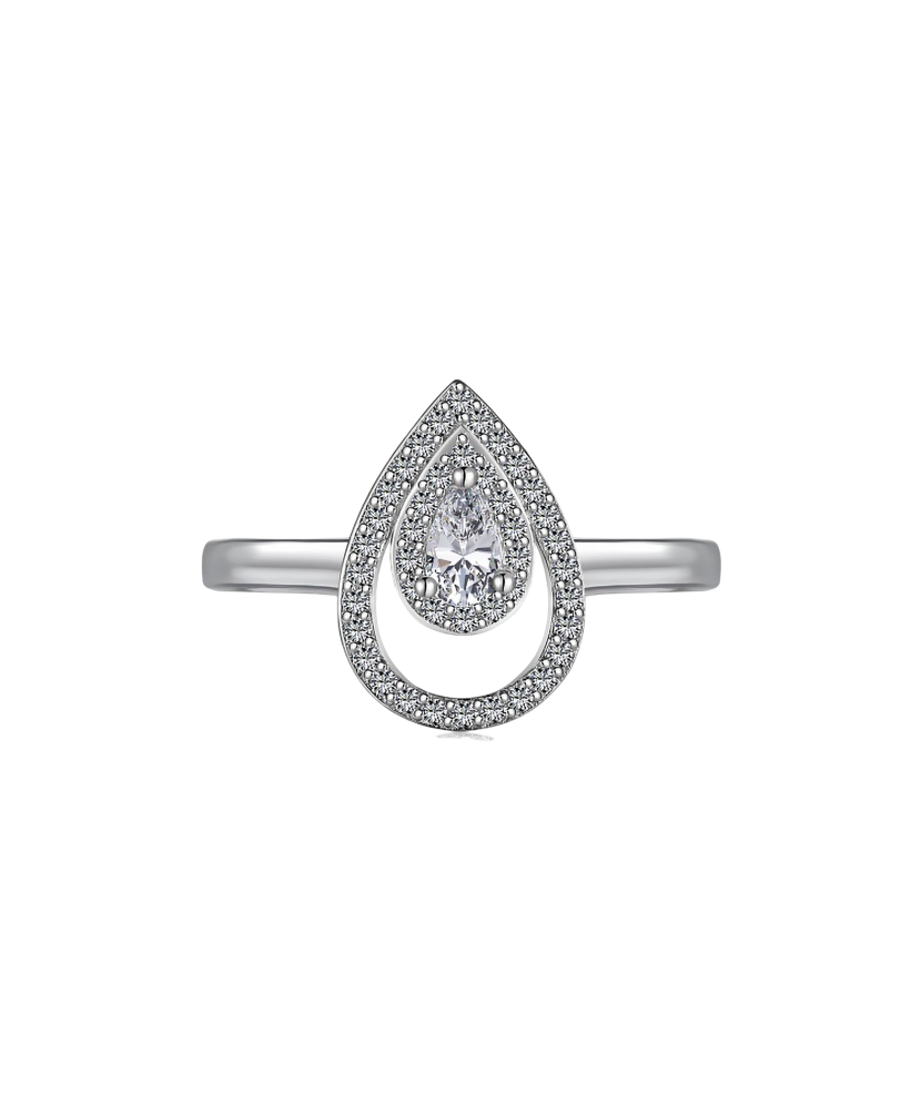 Серебряное кольцо с цирконами Серебряное кольцо с цирконами