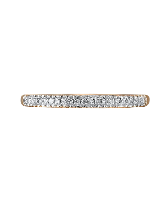 Gold ring with diamonds