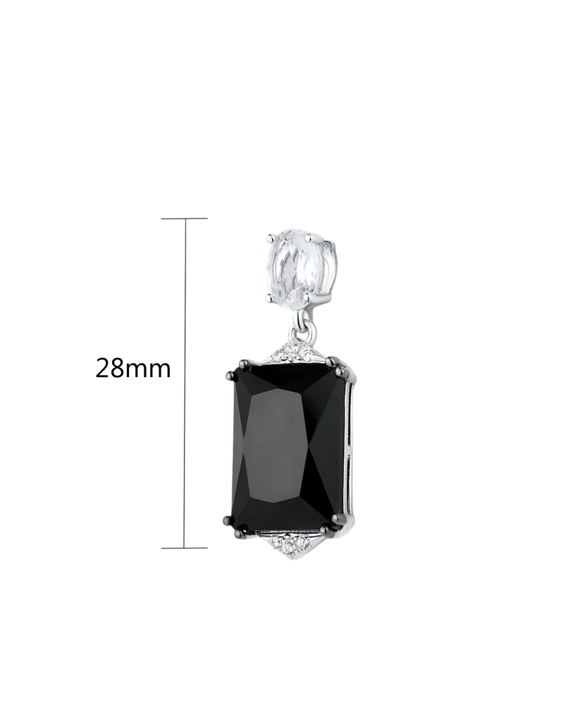 Серебряный подвеска с цирконами Серебряный подвеска с цирконами