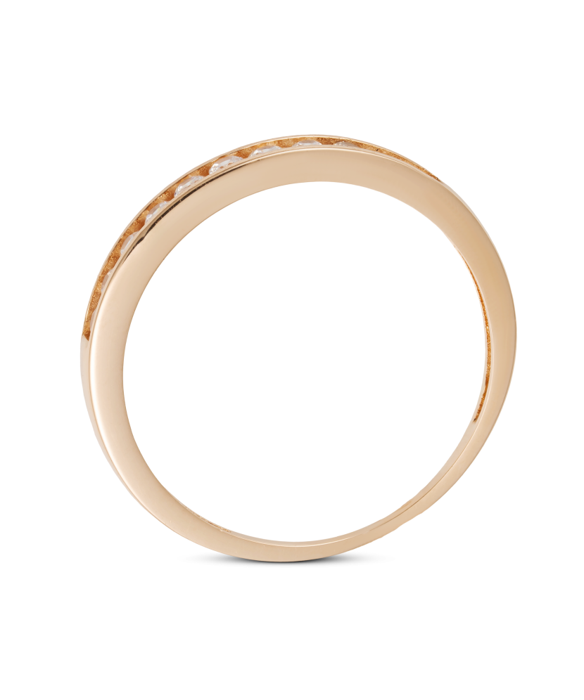 Золотое кольцо с цирконами Золотое кольцо с цирконами