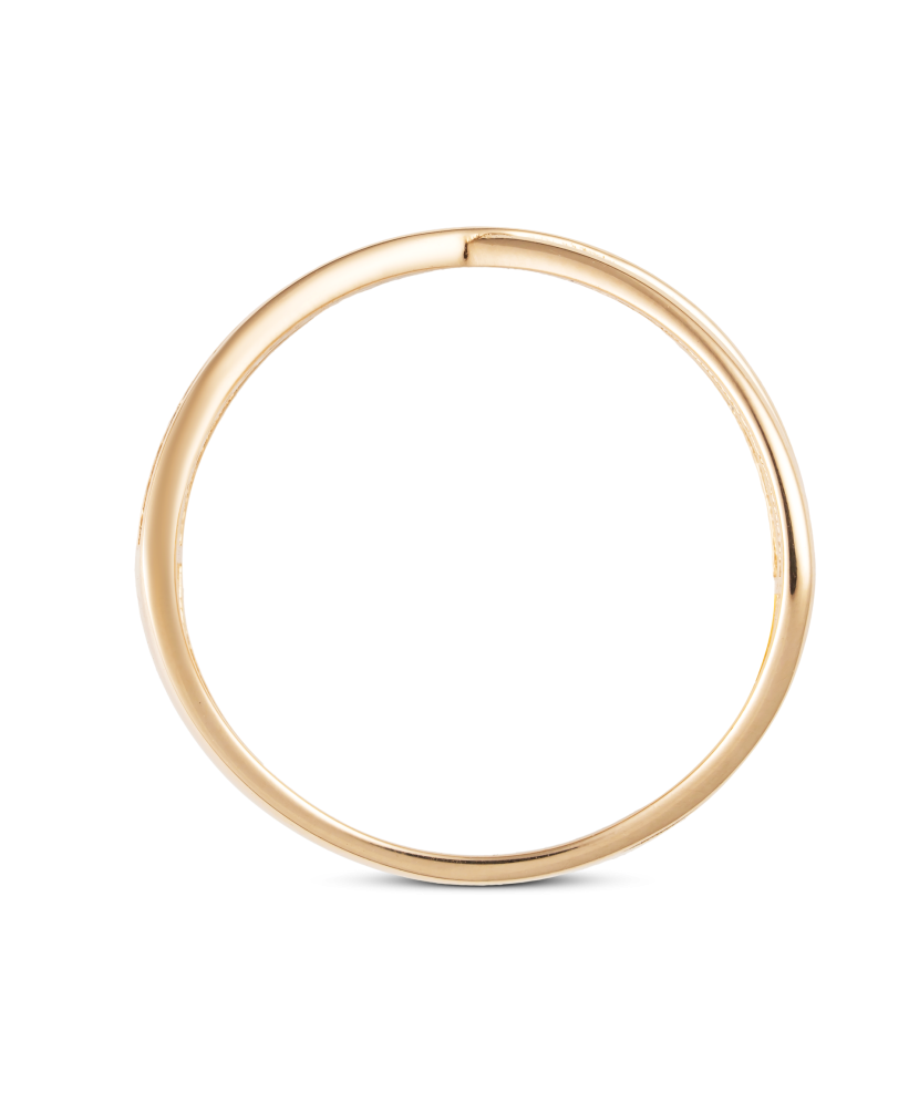 Золотое кольцо с цирконами Золотое кольцо с цирконами