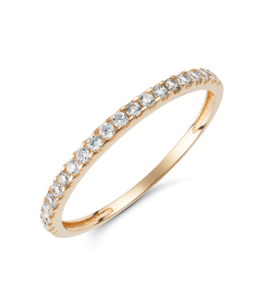 Золотое кольцо с цирконами