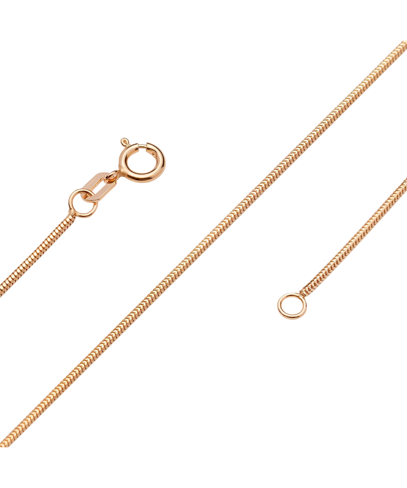 Золотая цепочка "Snake" 0.9mm Золотая цепочка "Snake" 0.9mm