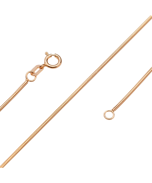 Золотая цепочка "Snake" 0.9mm