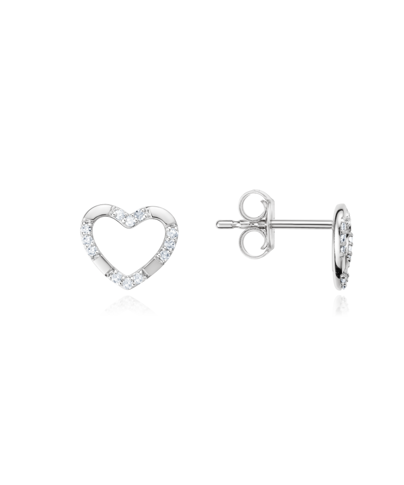 Серьги из белого золота с бриллиантами Серьги из белого золота с бриллиантами