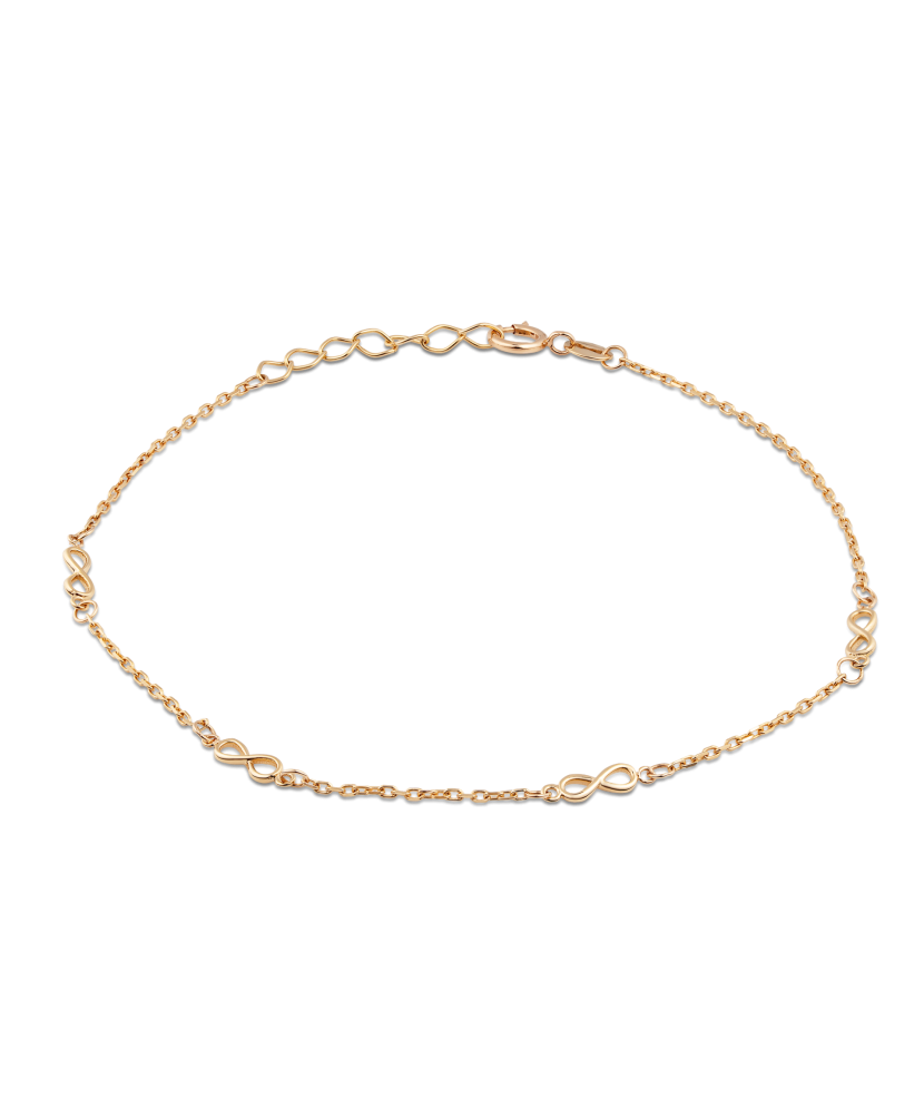 Gold bracelet "infinity"