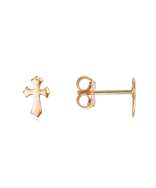 Gold earrings