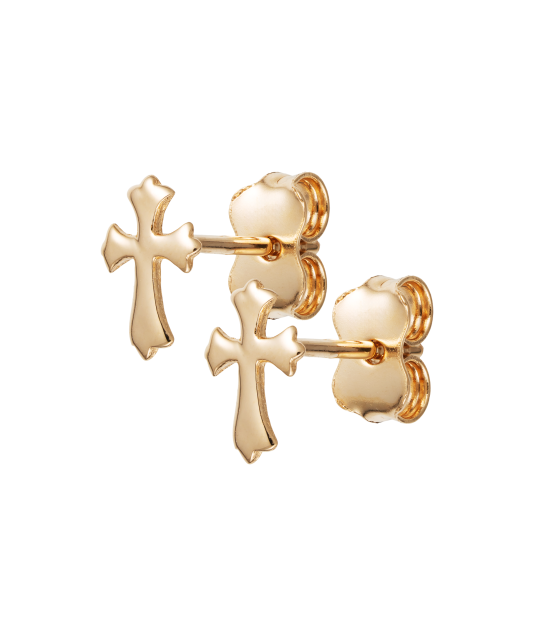 Gold earrings