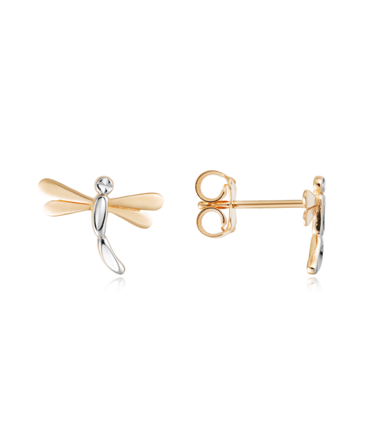Gold earrings