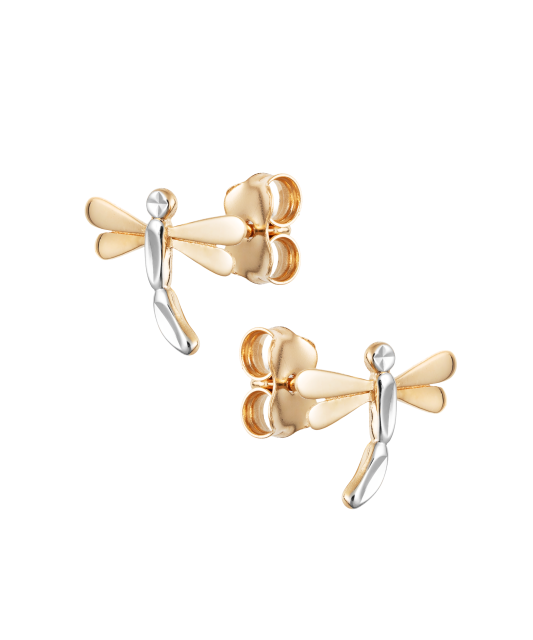 Gold earrings