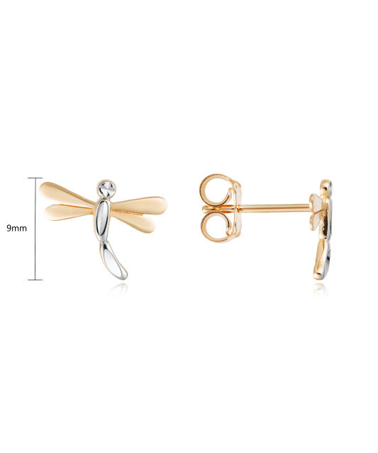 Gold earrings