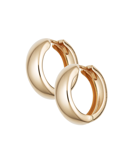 Gold earrings