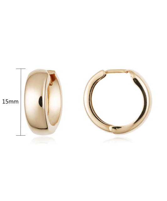Gold earrings