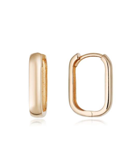 Gold earrings