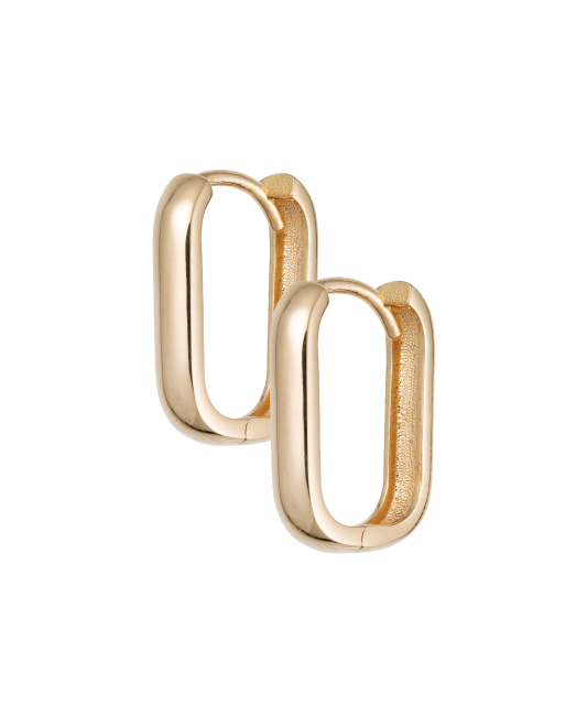 Gold earrings