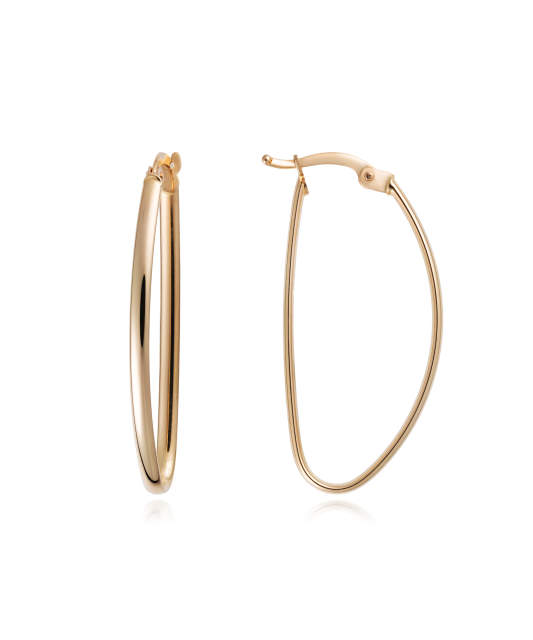 Gold earrings