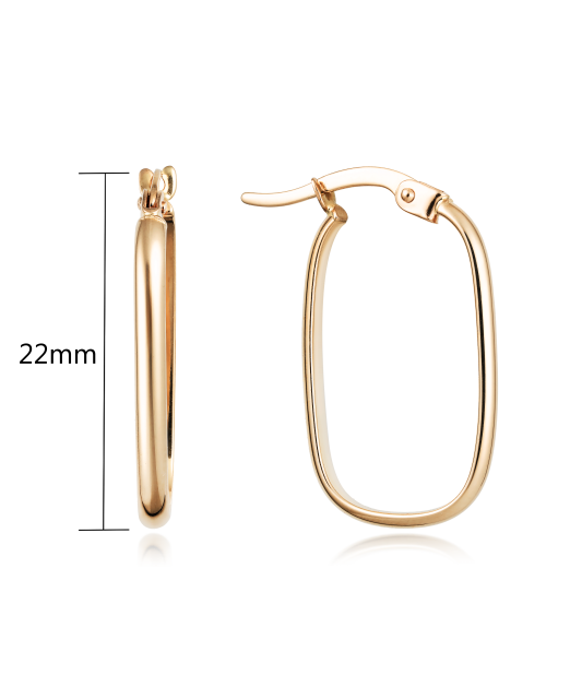 Gold earrings