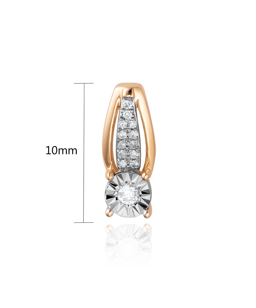 Золотой подвеска с алмазами Золотой подвеска с алмазами