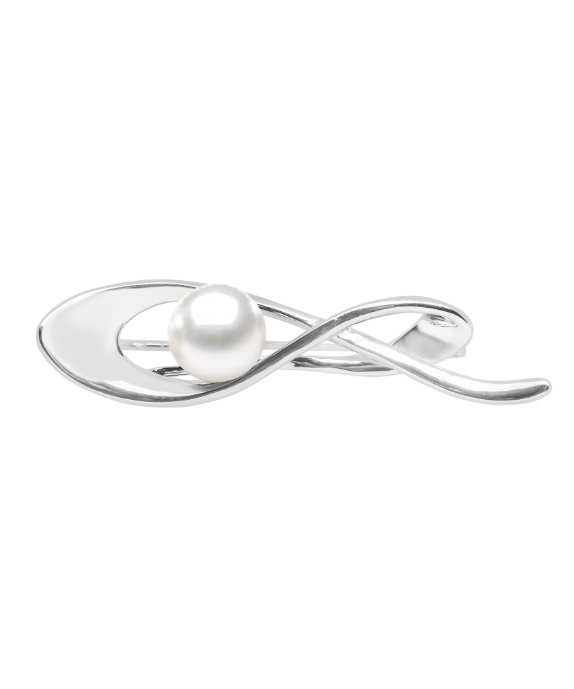 Sterling silver  brooch with pearl Sterling silver  brooch with pearl