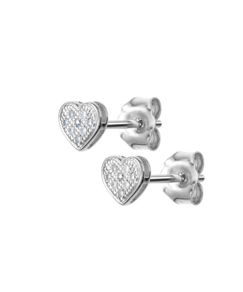 White Gold earrings with diamonds