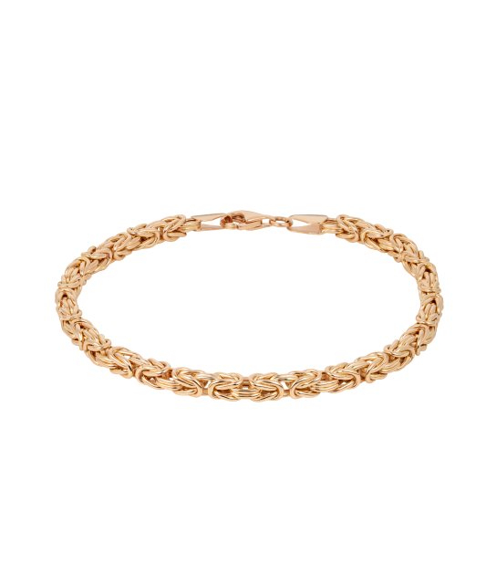 Gold bracelet "Royal python" 3.4mm